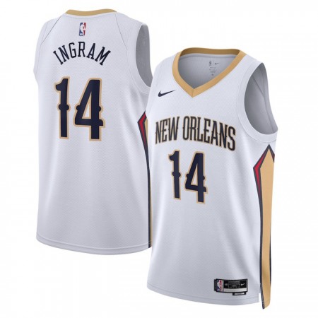 Dres New Orleans Pelicans Brandon Ingram 14 Nike 2022-23 Association Edition Bijela Swingman